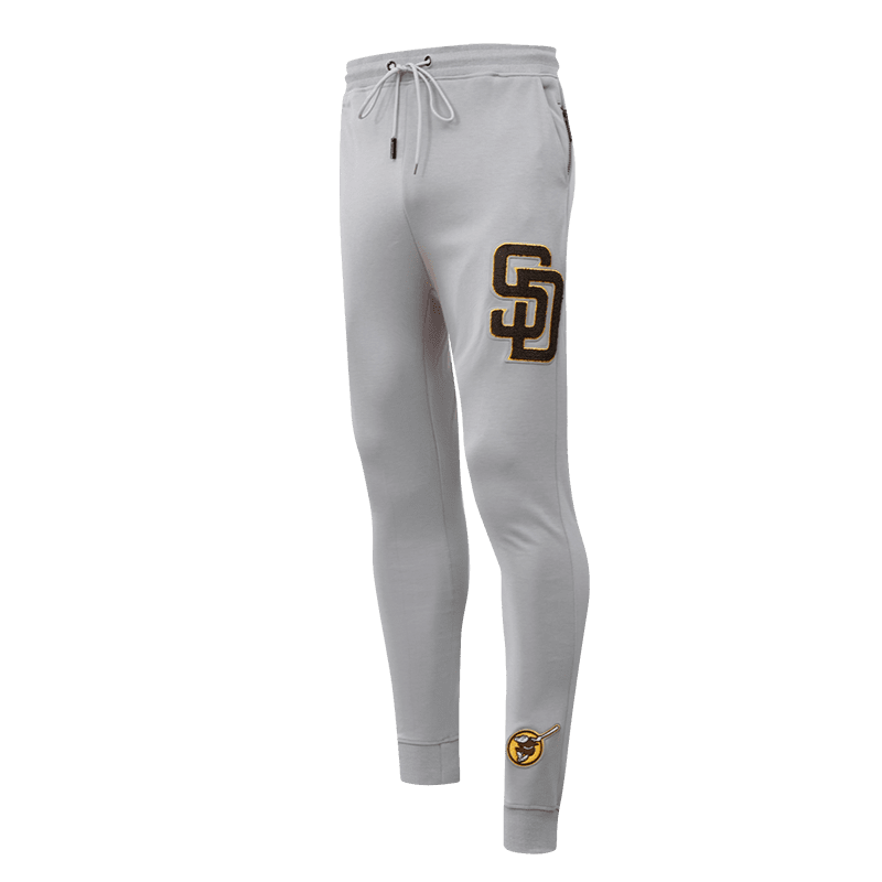 MLB SAN DIEGO PADRES CLASSIC CHENILLE MEN'S JOGGER (GRAY)