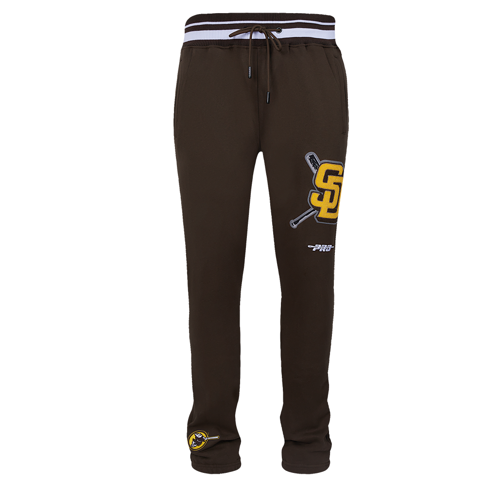 MLB SAN DIEGO PADRES MASH UP PANTALON OUATÉ EN MOLLETON CÔTELÉ POUR HOMME (BRUN)