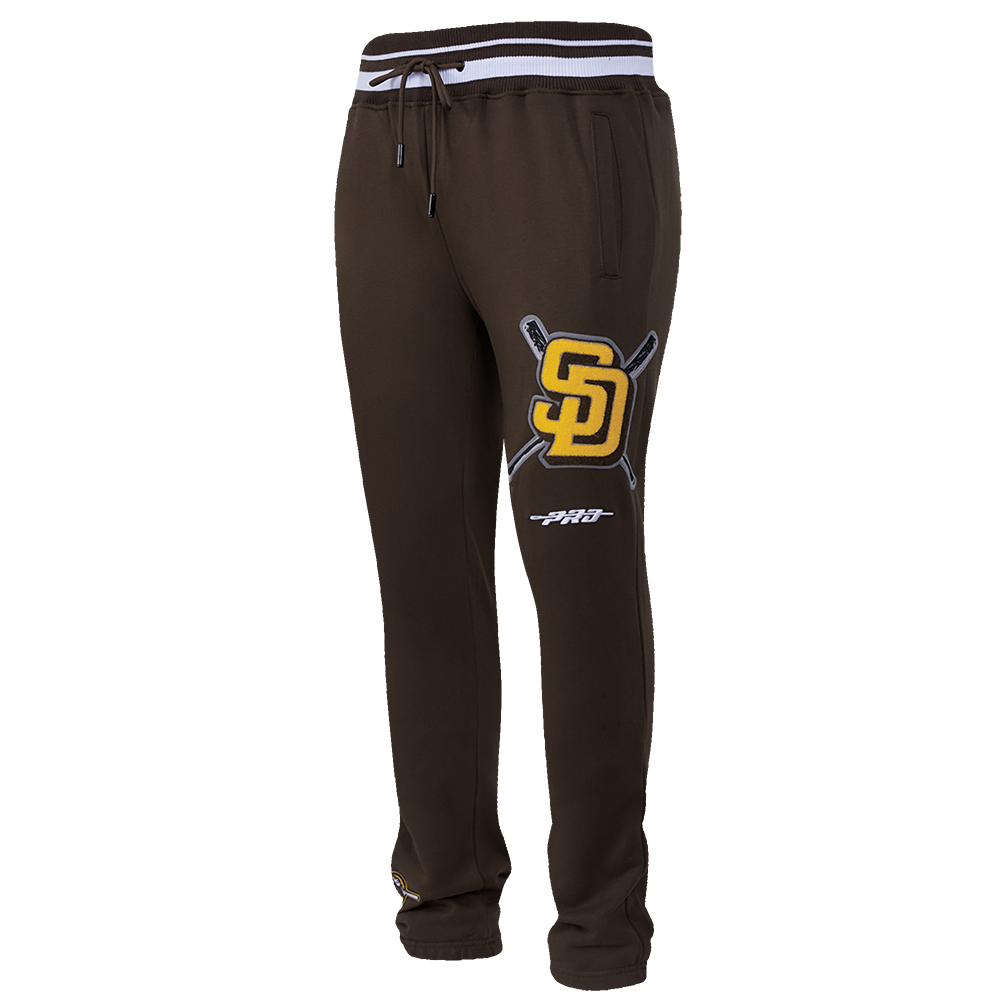 MLB SAN DIEGO PADRES MASH UP PANTALON OUATÉ EN MOLLETON CÔTELÉ POUR HOMME (BRUN)