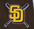 MLB SAN DIEGO PADRES MASH UP PANTALON OUATÉ EN MOLLETON CÔTELÉ POUR HOMME (BRUN)