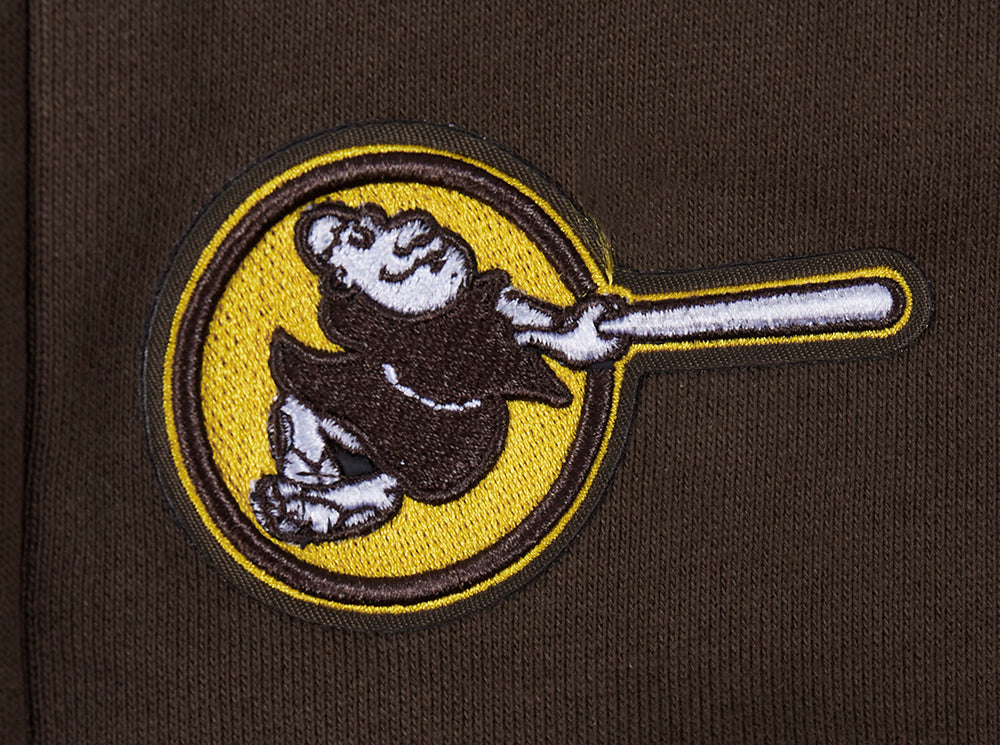 MLB SAN DIEGO PADRES MASH UP PANTALON OUATÉ EN MOLLETON CÔTELÉ POUR HOMME (BRUN)
