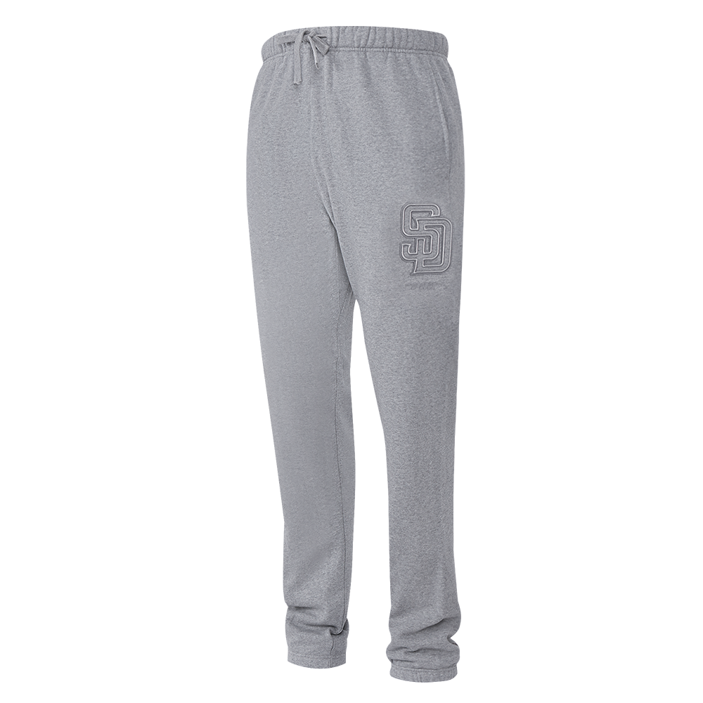 MLB SAN DIEGO PADRES NEUTRAL MEN'S  FLC SWEATPANT (DARK HEATHER GRAY)