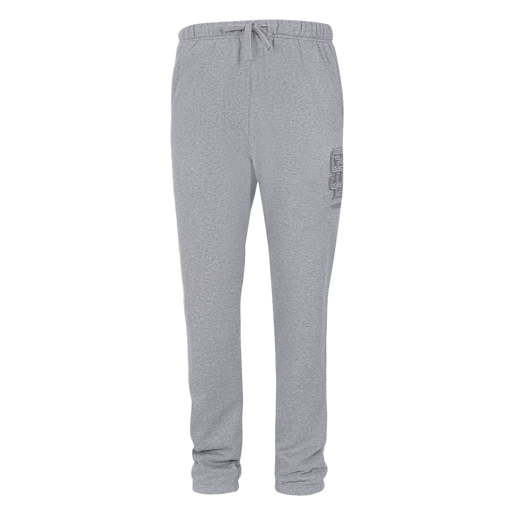 MLB SAN DIEGO PADRES NEUTRAL MEN'S  FLC SWEATPANT (DARK HEATHER GRAY)