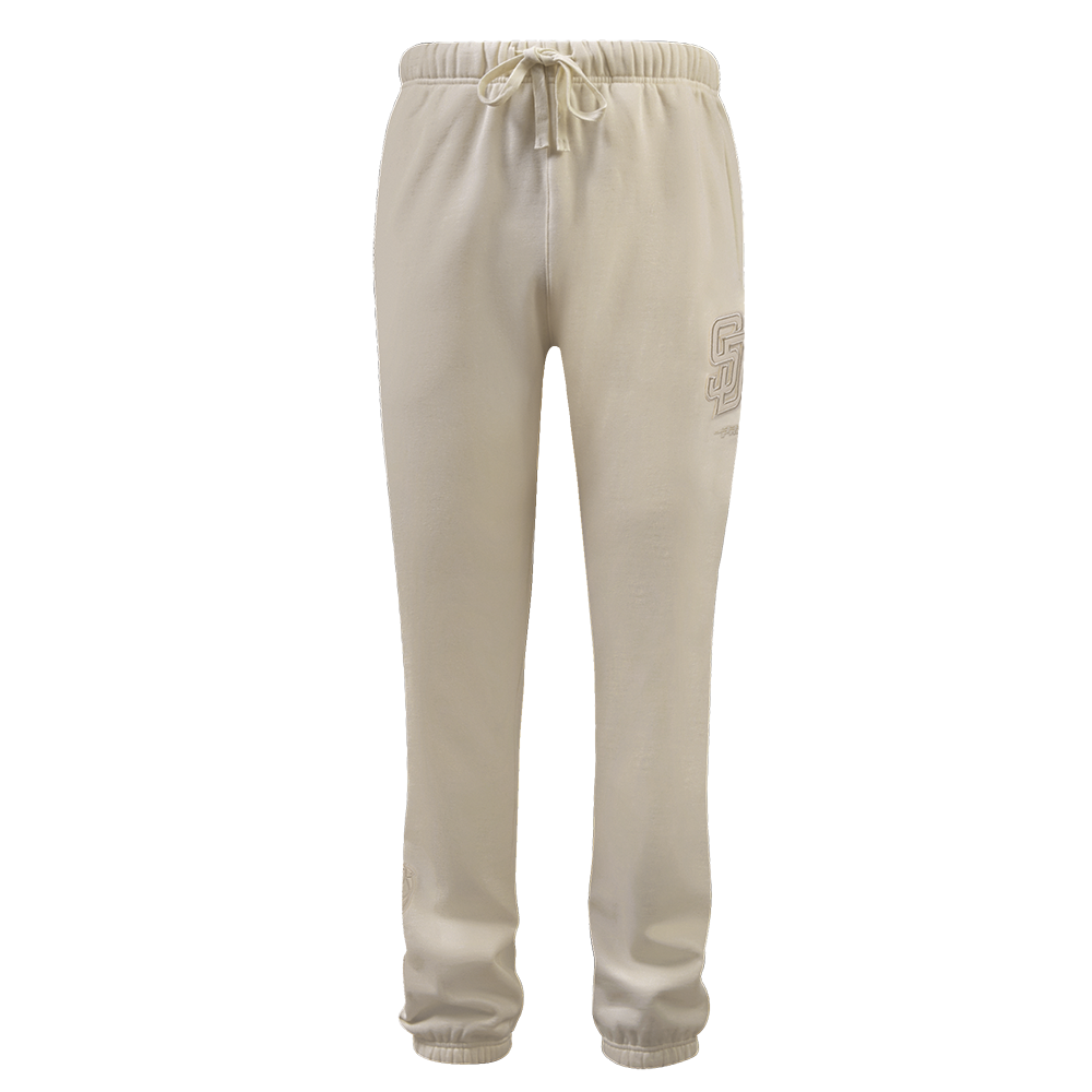 MLB SAN DIEGO PADRES NEUTRAL MEN'S  FLC SWEATPANT (TAUPE)