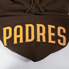 MLB SAN DIEGO PADRES TEAM PENNANTS MEN'S PULLOVER HOODIE (BROWN)