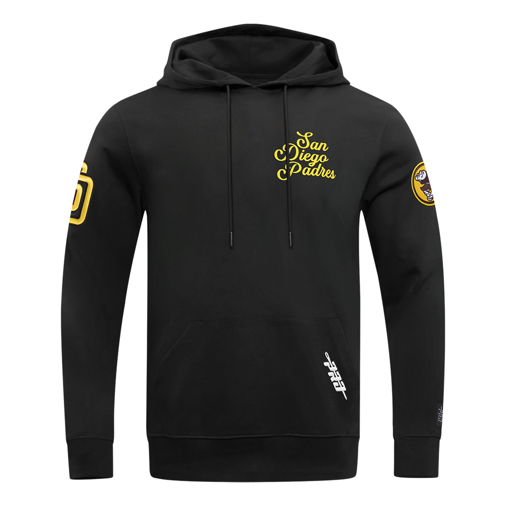 MLB SAN DIEGO PADRES SOUVENIR MEN'S FLC PO HOODIE (BLACK)