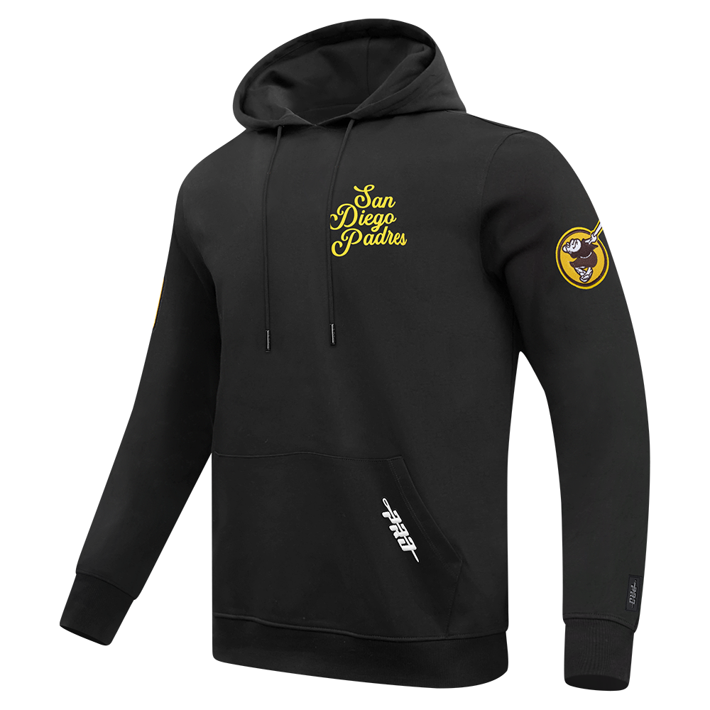 MLB SAN DIEGO PADRES SOUVENIR MEN'S FLC PO HOODIE (BLACK)