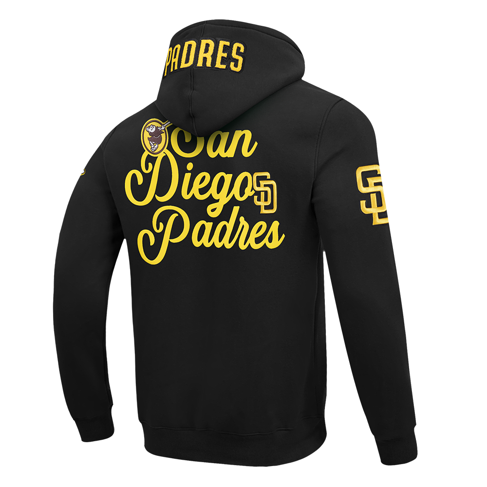 MLB SAN DIEGO PADRES SOUVENIR MEN'S FLC PO HOODIE (BLACK)