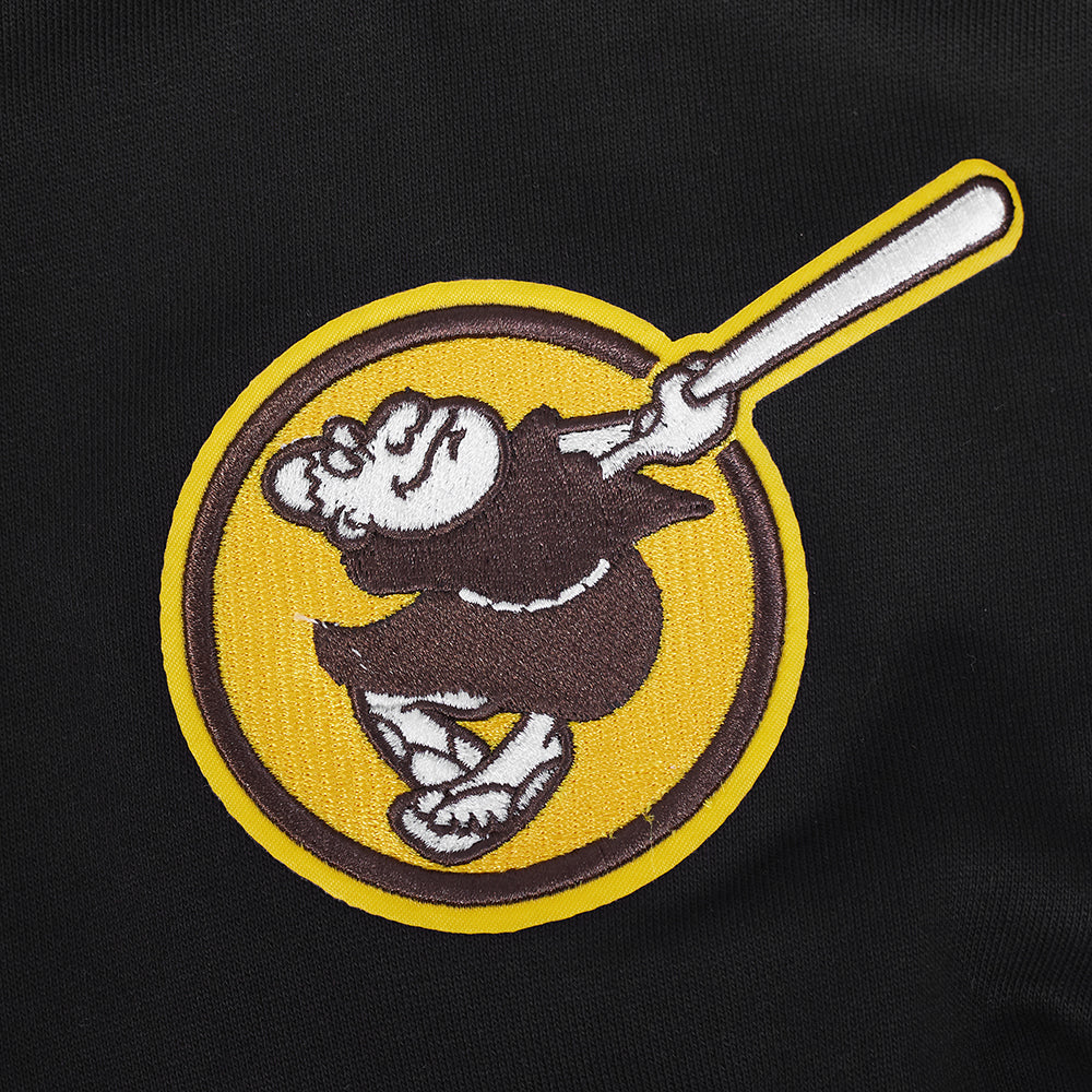 MLB SAN DIEGO PADRES SOUVENIR MEN'S FLC PO HOODIE (BLACK)