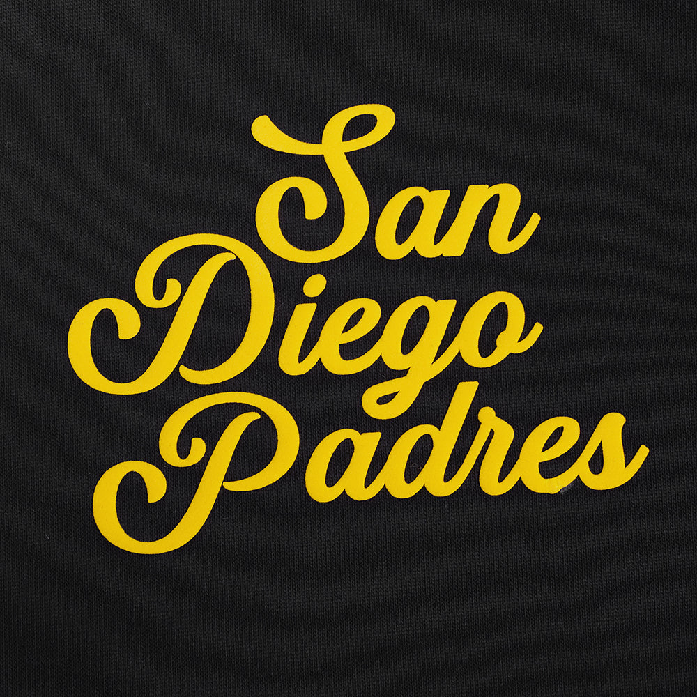 MLB SAN DIEGO PADRES SOUVENIR MEN'S FLC PO HOODIE (BLACK)