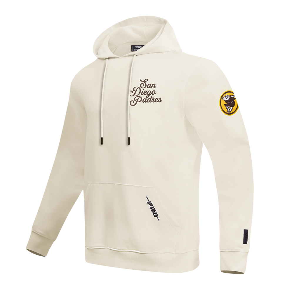 MLB SAN DIEGO PADRES SOUVENIR MEN'S FLC PO HOODIE (EGGSHELL)