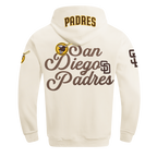 MLB SAN DIEGO PADRES SOUVENIR MEN'S FLC PO HOODIE (EGGSHELL)