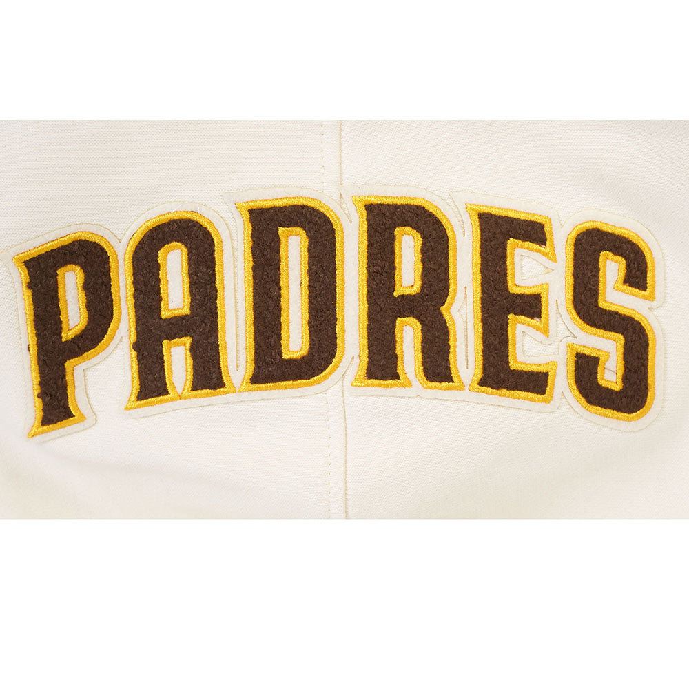 MLB SAN DIEGO PADRES SOUVENIR MEN'S FLC PO HOODIE (EGGSHELL)