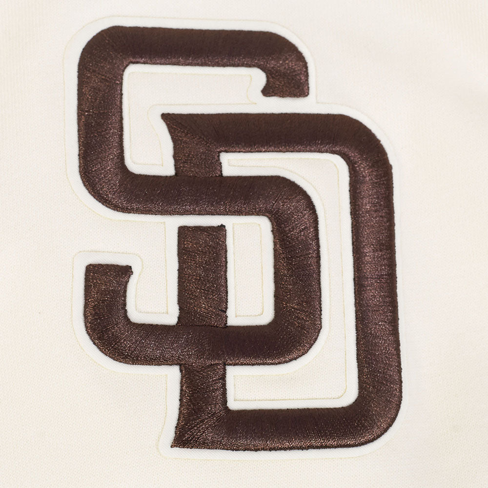 MLB SAN DIEGO PADRES SOUVENIR MEN'S FLC PO HOODIE (EGGSHELL)