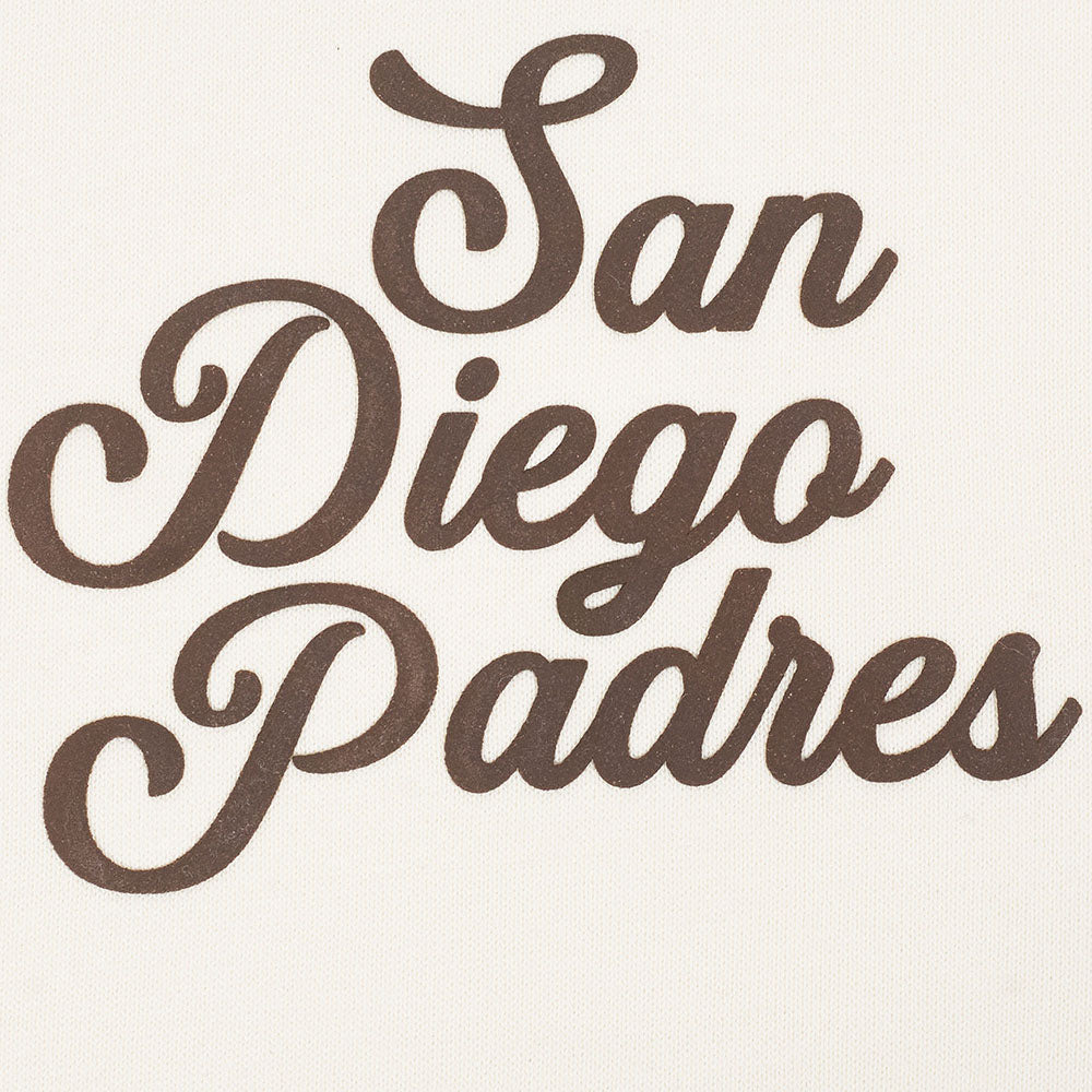 MLB SAN DIEGO PADRES SOUVENIR MEN'S FLC PO HOODIE (EGGSHELL)