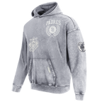 MLB SAN DIEGO PADRES STREET TEAM MEN'S ENZYME WASH DS FT PO HOODIE (WASHED GREY)