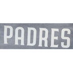 MLB SAN DIEGO PADRES STREET TEAM MEN'S ENZYME WASH DS FT PO HOODIE (WASHED GREY)