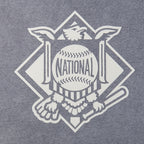 MLB SAN DIEGO PADRES STREET TEAM MEN'S ENZYME WASH DS FT PO HOODIE (WASHED GREY)