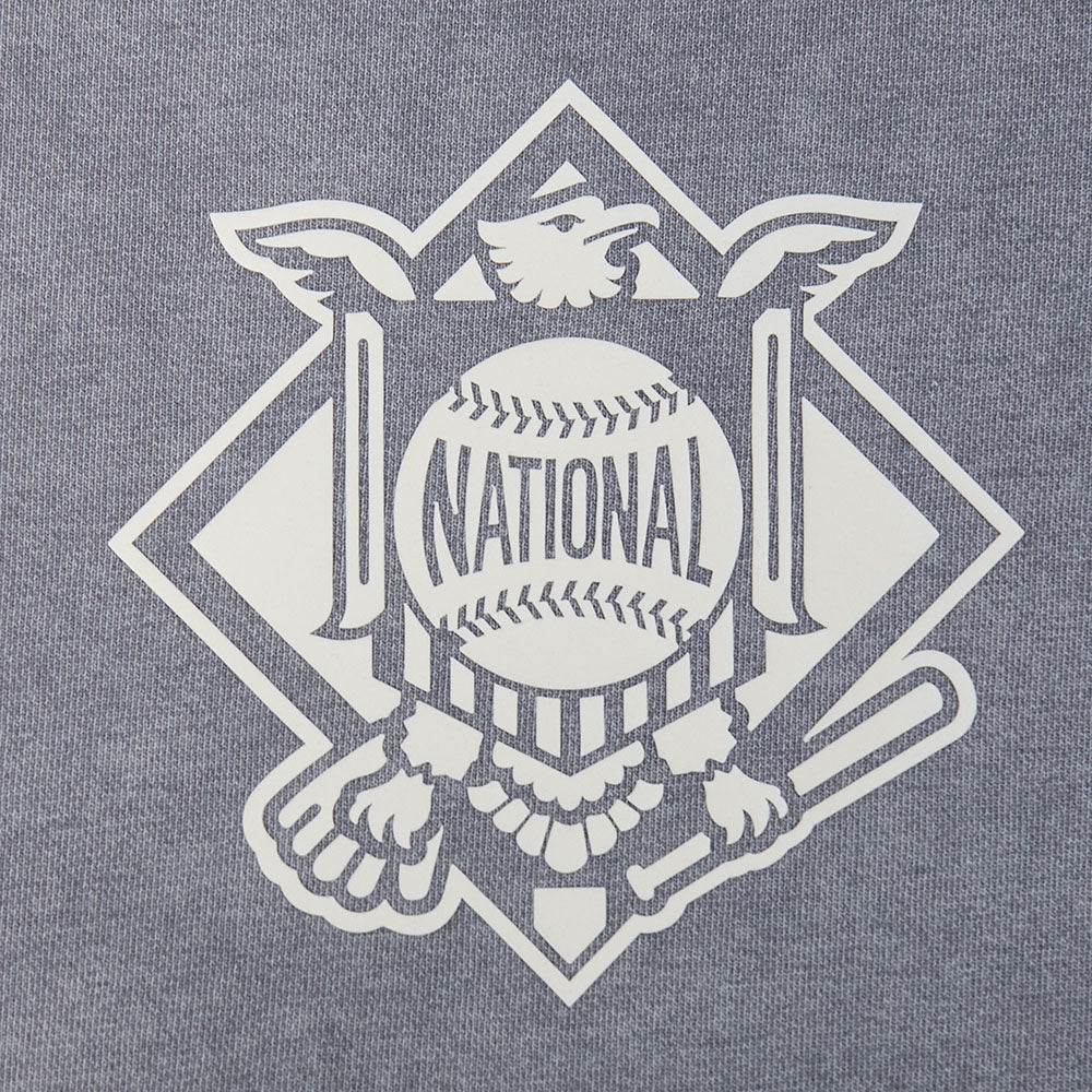 MLB SAN DIEGO PADRES STREET TEAM MEN'S ENZYME WASH DS FT PO HOODIE (WASHED GREY)