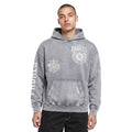 MLB SAN DIEGO PADRES STREET TEAM MEN'S ENZYME WASH DS FT PO HOODIE (WASHED GREY)