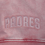 MLB SAN DIEGO PADRES WASHED CLASSIC MEN'S CREWNECK SWEATSHIRT (WASHED MAUVE)