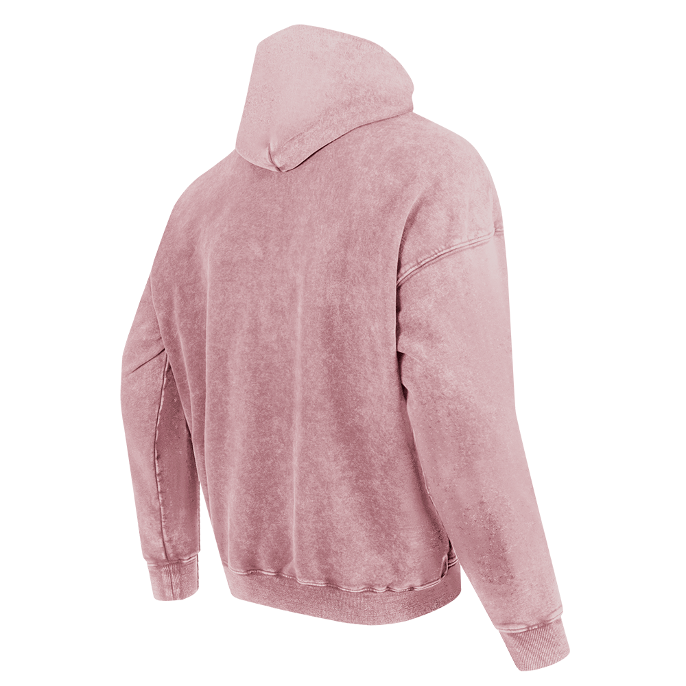 MLB SAN DIEGO PADRES WASHED CLASSIC MEN'S PULLOVER HOODIE (WASHED MAUVE)