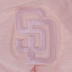 MLB SAN DIEGO PADRES WASHED CLASSIC MEN'S PULLOVER HOODIE (WASHED MAUVE)