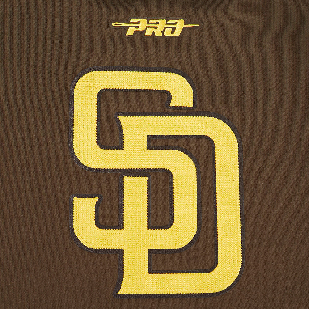 MLB SAN DIEGO PADRES CITY ARCH MEN'S FLC CREWNECK (BROWN)