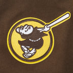 MLB SAN DIEGO PADRES CITY ARCH MEN'S FLC CREWNECK (BROWN)