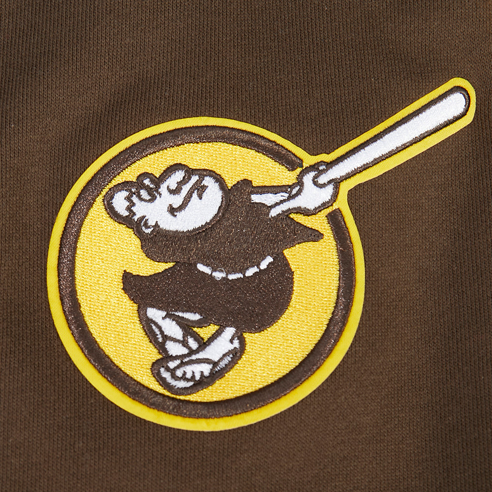 MLB SAN DIEGO PADRES CITY ARCH MEN'S FLC CREWNECK (BROWN)