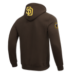 MLB SAN DIEGO PADRES CITY ARCH CHANDAIL À CAPUCHON EN MOLLETON POUR HOMME (BRUN)