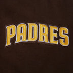MLB SAN DIEGO PADRES CITY ARCH CHANDAIL À CAPUCHON EN MOLLETON POUR HOMME (BRUN)