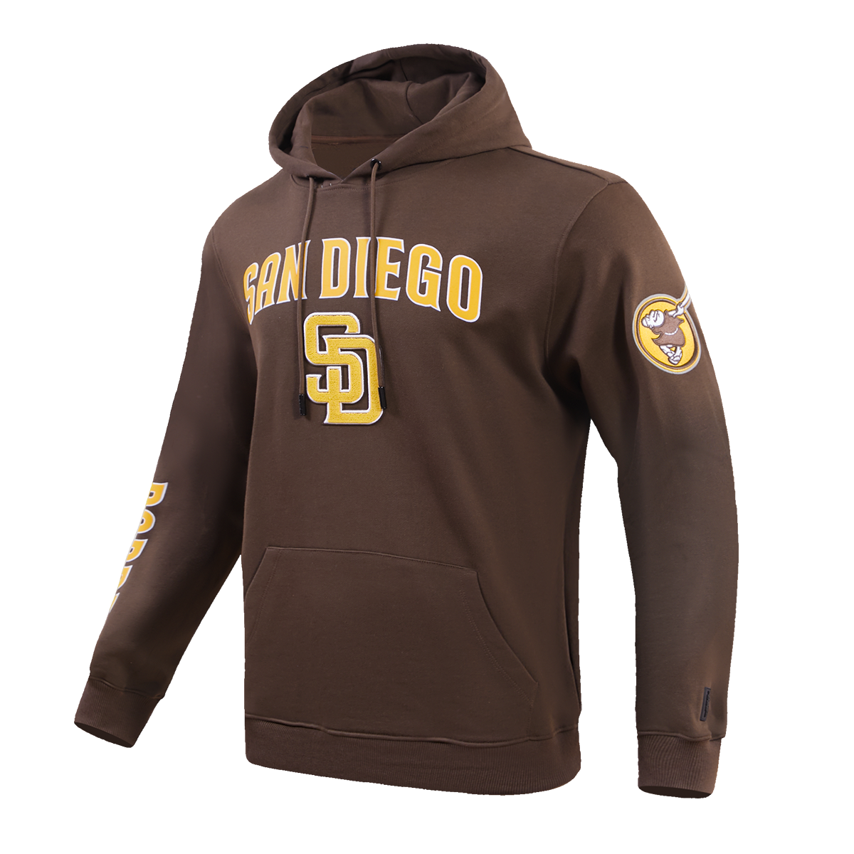 MLB SAN DIEGO PADRES CLASSIC MEN'S PULLOVER HOODIE (BROWN)