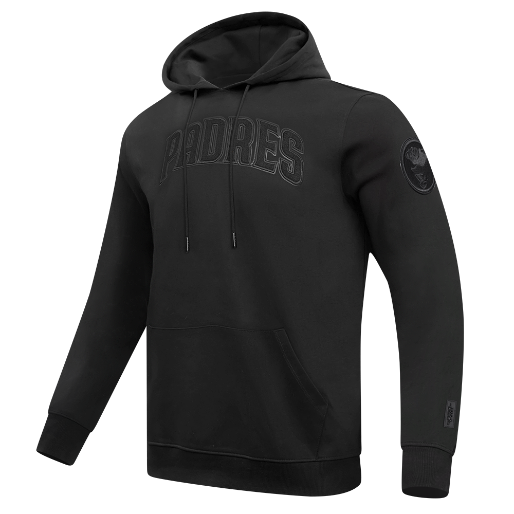 MLB SAN DIEGO PADRES TRIPLE BLACK MEN'S PO HOODIE (TRIPLE BLACK)