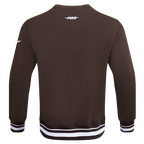 MLB SAN DIEGO PADRES MASH UP CHANDAIL À COL ROND EN MOLLETON CÔTELÉ POUR HOMME (BRUN)