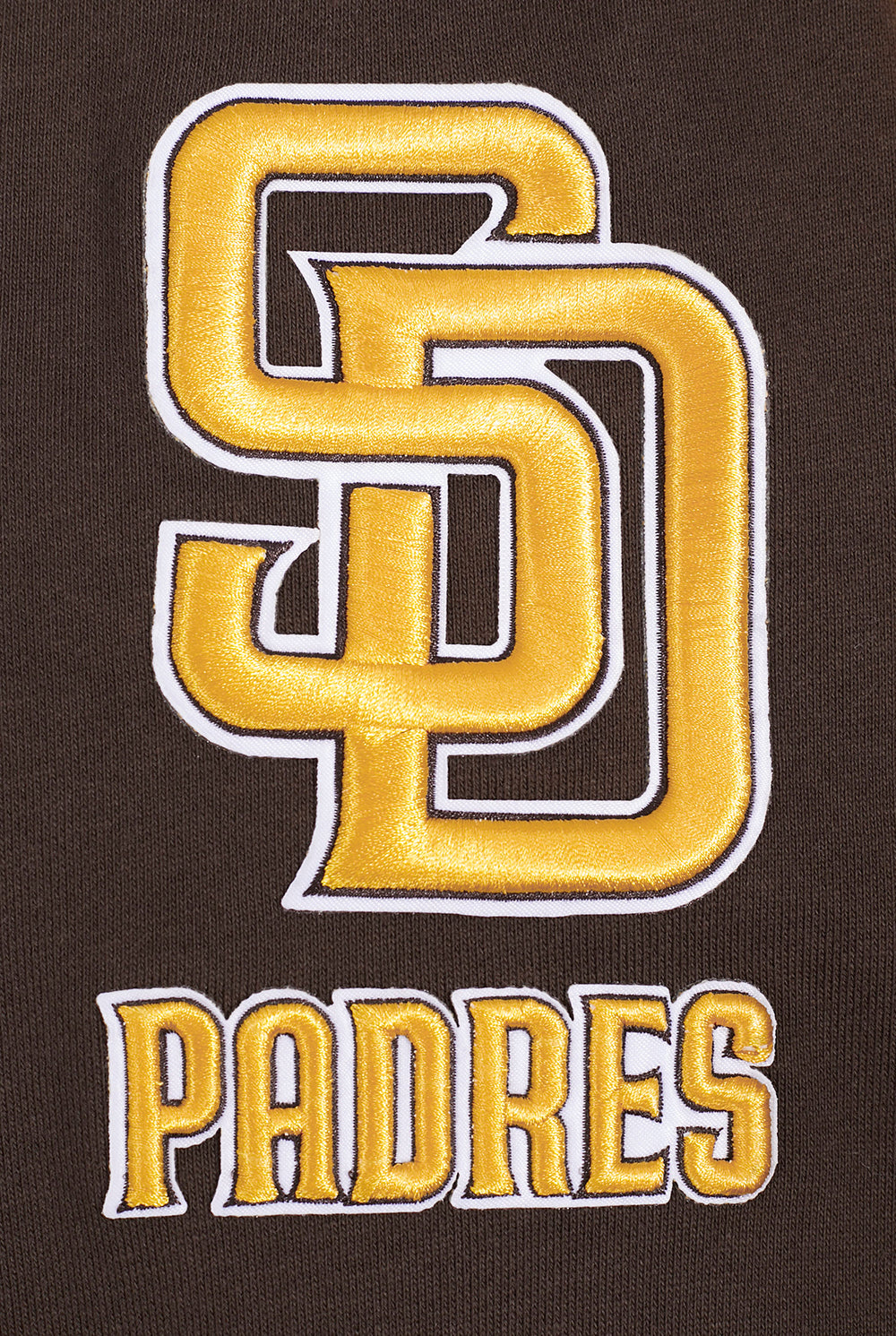 MLB SAN DIEGO PADRES MASH UP CHANDAIL À COL ROND EN MOLLETON CÔTELÉ POUR HOMME (BRUN)