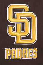MLB SAN DIEGO PADRES MASH UP CHANDAIL À COL ROND EN MOLLETON CÔTELÉ POUR HOMME (BRUN)