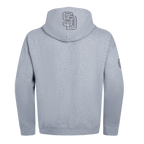 MLB SAN DIEGO PADRES NEUTRAL MEN'S  DROP SHOULDER FLC PO HOODIE (DARK HEATHER GRAY)
