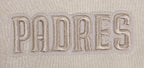 MLB SAN DIEGO PADRES NEUTRAL MEN'S  DROP SHOULDER FLC PO HOODIE (TAUPE)