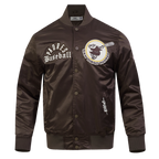 MLB SAN DIEGO PADRES MODERN ORIGINALS MEN'S SATIN JACKET (BROWN)