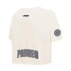 MLB SAN DIEGO PADRES REVERSE FRENCH TERRY HAUT EN JERSEY SIMPLE À COUPE CARRÉE POUR FEMME (COQUILLE D'ŒUF)