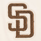 MLB SAN DIEGO PADRES GAME DAY CLASSICS WOMEN'S SINGLE JERSEY BABY DOLL TOP (EGGSHELL)