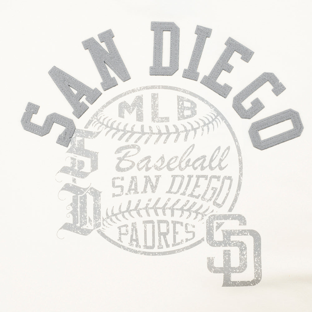 MLB SAN DIEGO PADRES STREET TEAM HAUT EN JERSEY SIMPLE À COUPE AJUSTÉE POUR FEMME (COQUILLE D'ŒUF)