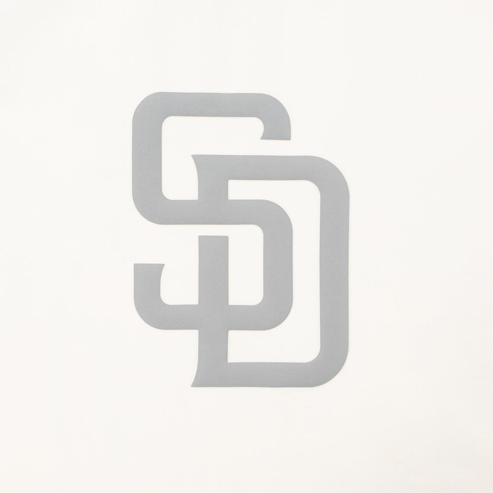 MLB SAN DIEGO PADRES STREET TEAM HAUT EN JERSEY SIMPLE À COUPE AJUSTÉE POUR FEMME (COQUILLE D'ŒUF)