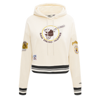 MLB SAN DIEGO PADRES RETRO CLASSIC CHANDAIL À CAPUCHON COURT CÔTELÉ POUR FEMME (COQUILLE D'ŒUF/NOIR)