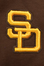 MLB SAN DIEGO PADRES RETRO CLASSIC CHANDAIL À COL ROND CÔTELÉ POUR FEMME (BRUN)