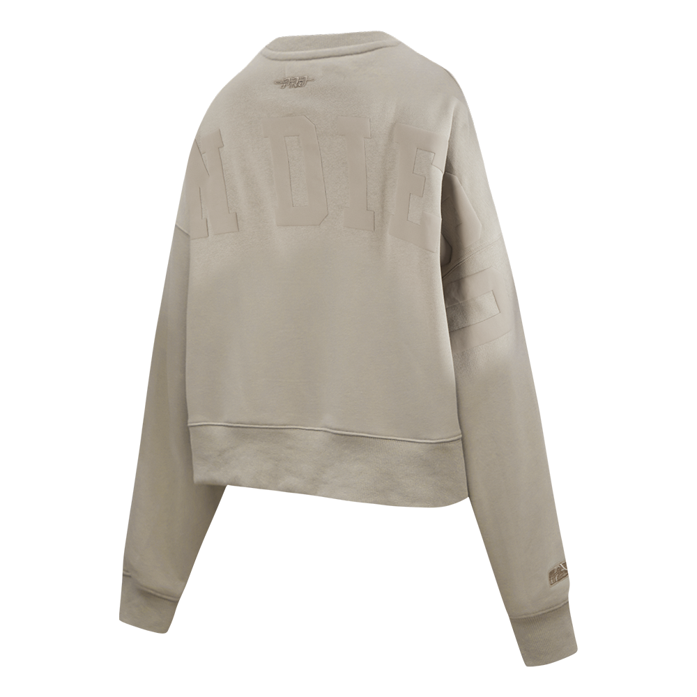 MLB SAN DIEGO PADRES WINGSPAN WOMEN'S FLEECE CREWNECK (TAUPE)