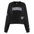 MLB SAN DIEGO PADRES REVERSE FRENCH TERRY CHANDAIL À COL ROND EN MOLLETON POUR FEMME (NOIR)