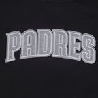 MLB SAN DIEGO PADRES REVERSE FRENCH TERRY CHANDAIL À COL ROND EN MOLLETON POUR FEMME (NOIR)