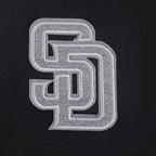 MLB SAN DIEGO PADRES REVERSE FRENCH TERRY CHANDAIL À COL ROND EN MOLLETON POUR FEMME (NOIR)
